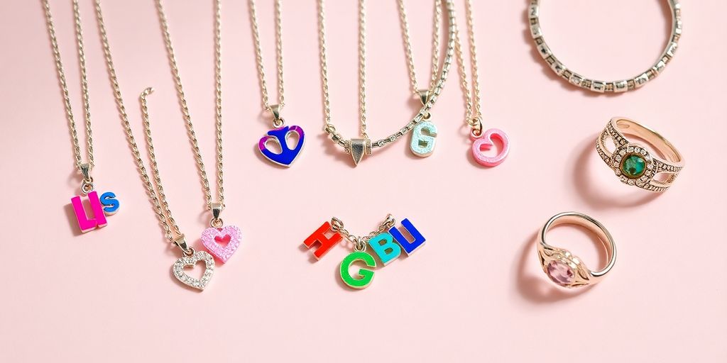 Personalized jewelry for a 13-year-old girl.