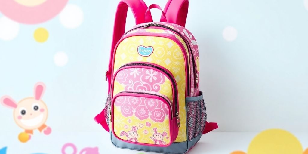 Trendy stylish backpack for a 13-year-old girl.