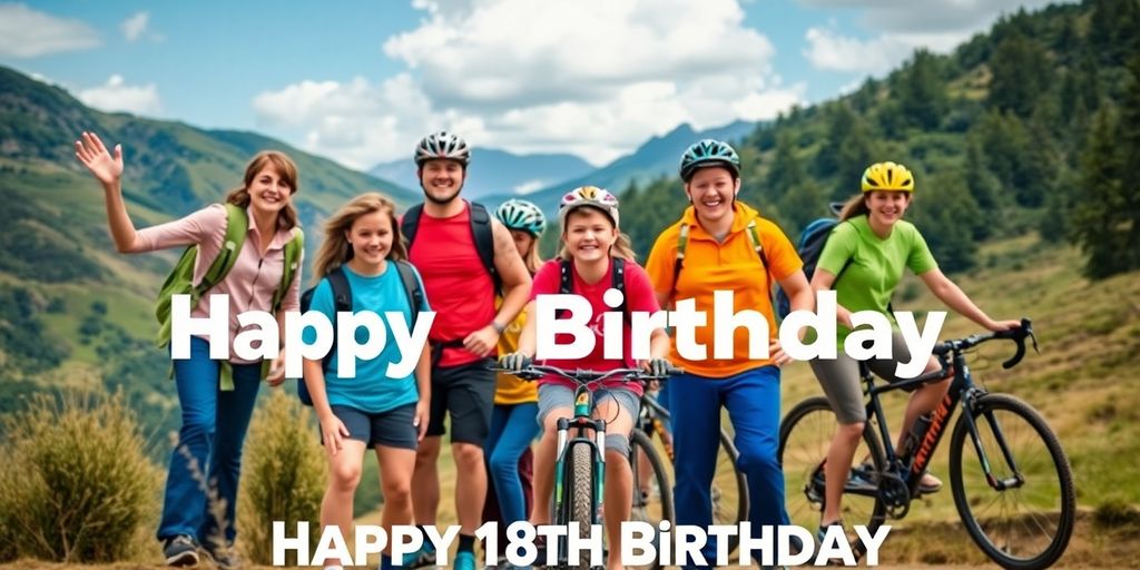 Teens enjoying outdoor activities for an 18th birthday.